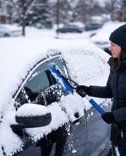 27'' Ice Scraper Snow Brush for Car Windshield - Image 7