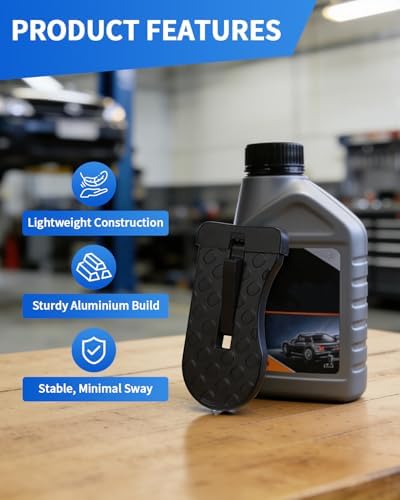 Car Door Step, Aluminum with 400lb Capacity, Anti-Slip Surface, Foldable - Image 4