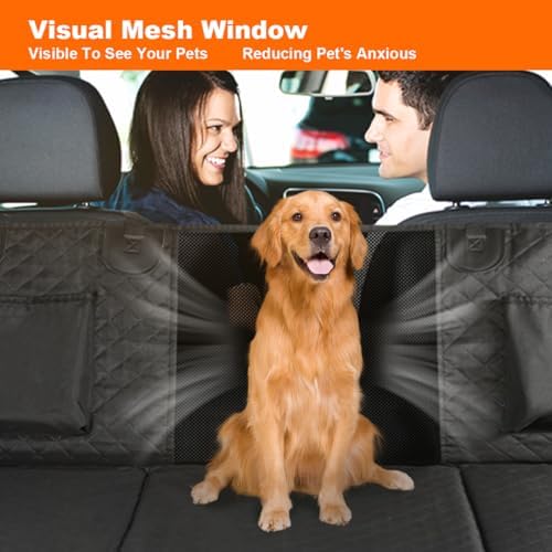Vailge Dog Car Seat Cover for Trucks, Large Back Seat Extender for Dogs - Image 3