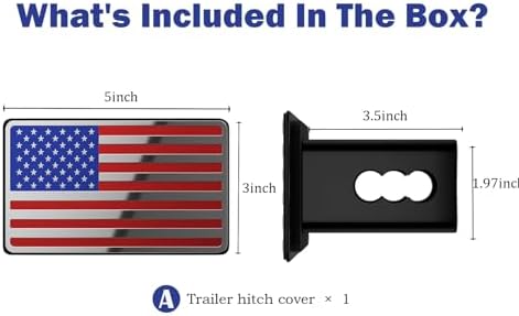 2 Inch Trailer Hitch Cover - Image 6