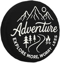 Adventure Awaits Spare Tire Cover Weatherproof Wheel Protectors Universal Wheel by Unknown