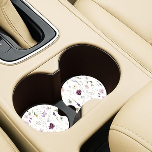 Ceramic Car Coasters – Absorbent Car Cup Holder Coaster Set - Image 6
