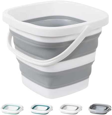 Collapsible Bucket, 1.32 Gallon 5L Small Mop Bucket by Tiawudi