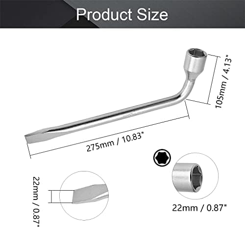 Utoolmart Car Spare Tire Lug Wrench - Image 2