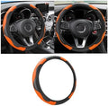 Osilly 15 Inch Carbon Fiber PU Leather Steering Wheel Cover by Osilly