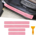 4PCS Car Door Sill Protector 3D Carbon Fiber by LANZMYAN