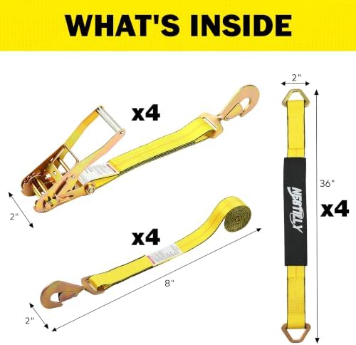 Car Tie Down Straps for Trailers - Image 2