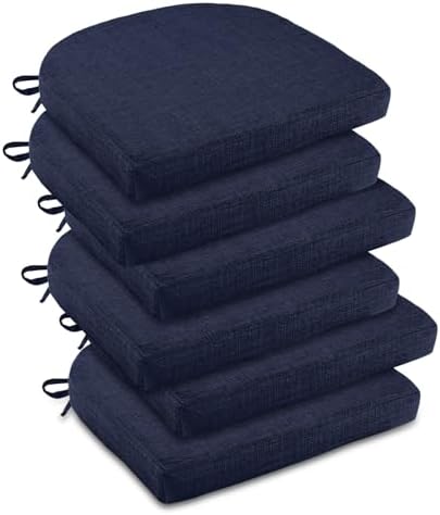 downluxe Indoor Chair Cushions for Dining Chairs, Soft and Comfortable Textured by Downluxe