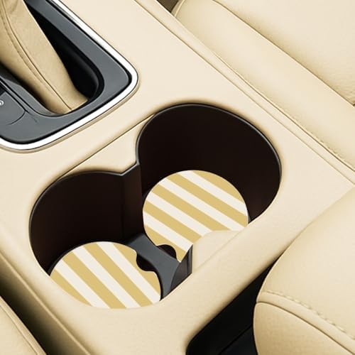 Ceramic Car Coasters – Absorbent Car Cup Holder Coaster Set - Image 6
