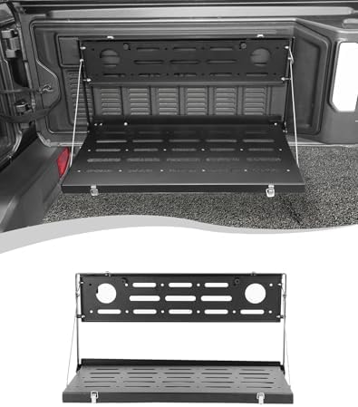 Hoolcar for JL Tailgate Table Double-Layer Foldable Table Cargo Shelf Storage by Hoolcar