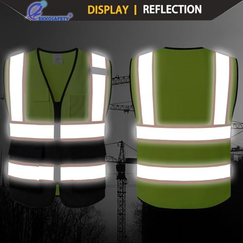 Hi Vis Reflective Safety Vest for Men Women - Image 5