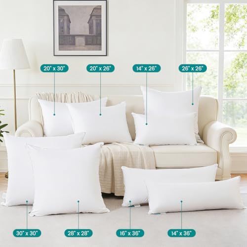 Oubonun 14"x36" Throw Pillow Insert – Plush and Supportive Decorative Cushion - Image 7