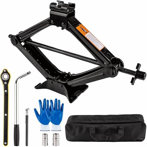Beaiguna Portable Car Jack Kit, 2 Ton Scissor Jack by Beaiguna