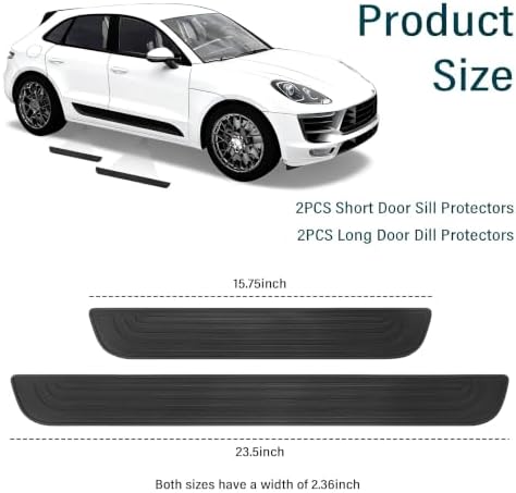 Car Door Sill Protector, Universal Waterproof Edge Guard - Image 2