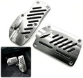 2 PCS Car Foot Pedal Pads, Alloy Anti-slip Brake & Accelerator Cover, Automatic by Unknown