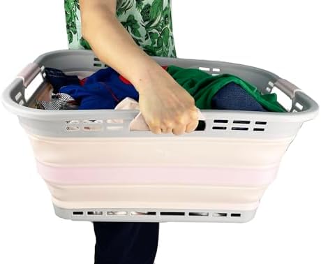 SAMMART 42L Collapsible Plastic Storage Basket - Image 6
