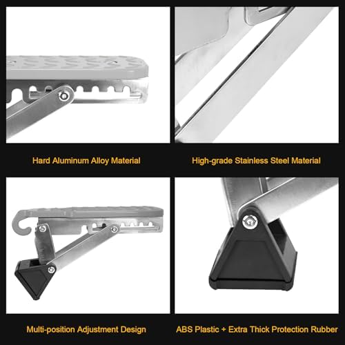 Universal Fit Car Door Step, Foldable Door Latch Step - Image 4