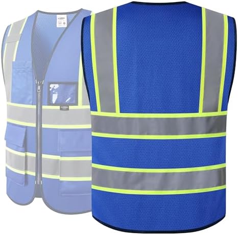 JKSafety Safety Vest for men women Hi Vis Vest - Image 5