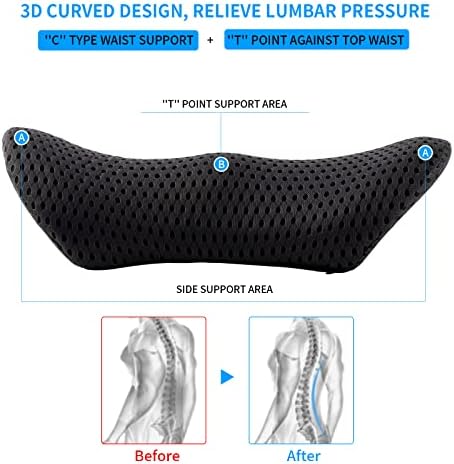 Lumbar Pillow, Memory Foam Lumbar Support Pillow - Image 3