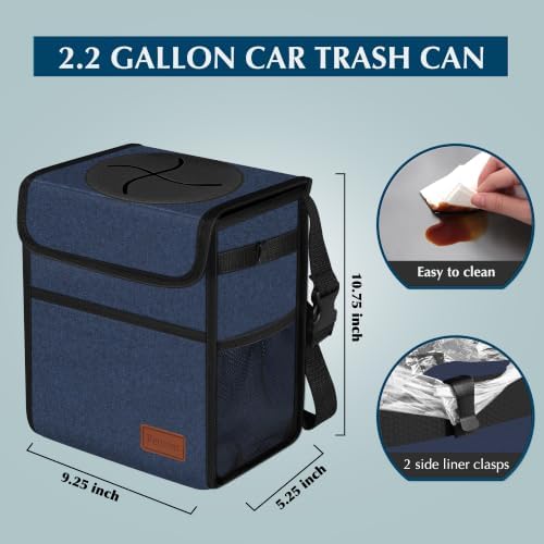 Femuar Leak Proof Car Trash Can - Image 2