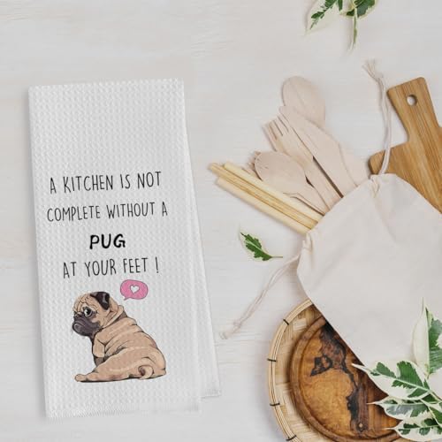 Funny Pug Dish Towels Set - Image 2