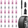 Rindion 30PCS Tire Repair Rubber Nail Kit, Self-Service Tire Repair Screws by Rindion