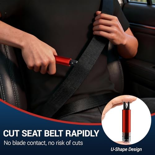 Window Breaker Seatbelt Cutter, 2-in-1 Car Emergency Escape Tool - Image 4