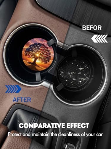 WOCOCN Car Coasters for Cup Holders - Image 4