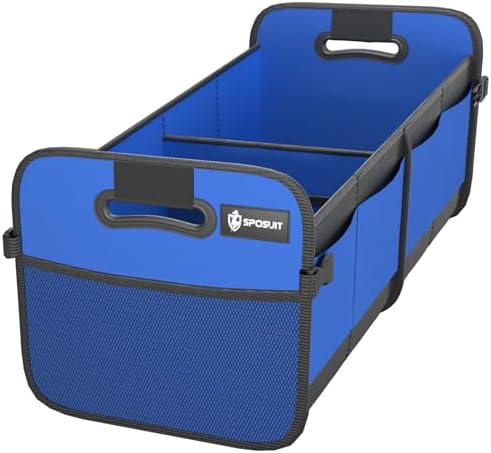 Sposuit Trunk Organizer for Car - 70L Collapsible Sturdy Car Storage by Sposuit