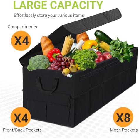 MIU COLOR Trunk Organizer for Car, 72L Collapsible Car Storage - Image 6