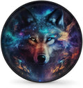 Wolf Spare Tire Cover 16in Spare Wheel Covers Tire Storage Cover by YoYoYuchong