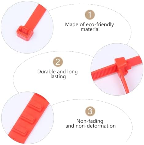 15pcs Orange Nylon Snow Tire Chain - Image 3