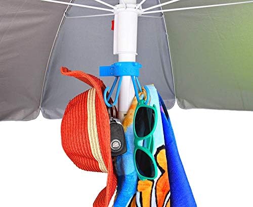 Umbrella Hook for Beach & Patio Umbrellas – 4 Stainless Steel Hooks for Towels - Image 2