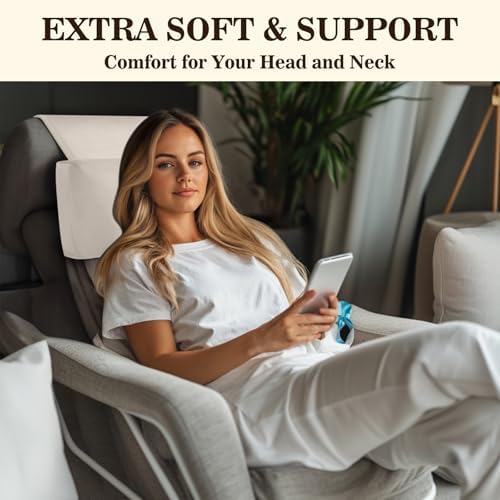 Recliner Headrest Pillow, Adjustable Comfort Neck & Head Support Pillow - Image 2
