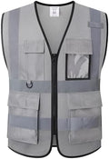 Safety Vest for Men Women Hi Vis Vest by HATAUNKI