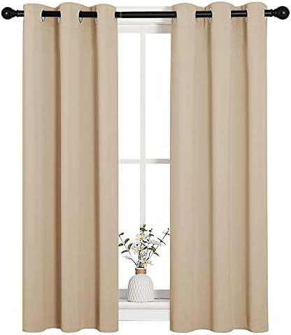 NICETOWN Biscotti Beige Blackout Curtains by NICETOWN