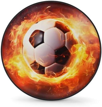 Soccer Spare Tire Cover 15in Spare Wheel Covers Tire Storage Cover by YoYoYuchong