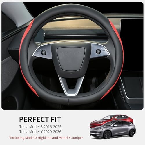 Uxcer Nappa Leather Steering Wheel Cover Compatible - Image 2