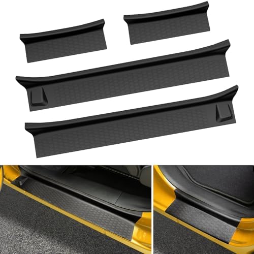 Door Sill Guards Kit for 2018-2026 Jeep Wrangler JL Unlimited by JTYZSM