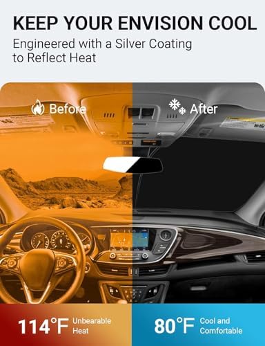 Proadsy Custom Fit Car Windshield Sun Shade - Image 3