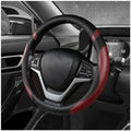 Car Steering Wheel Cover, 15 Inch Premium Leather Breathable Non-Slip Wheels by Unknown