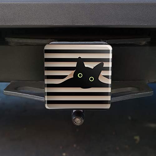 GRAPHICS & MORE Black Cat in Window Tow Trailer Hitch Cover Plug Insert 2" - Image 4