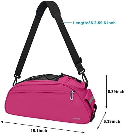 MOSISO Bike Rack Bag, Waterproof Bicycle Trunk Pannier Rear Seat Pouch - Image 3