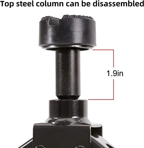 Steel Scissor Jack for Car 1.8 Ton Oversized Base, Tire Changing Kit, Ratchet - Image 3