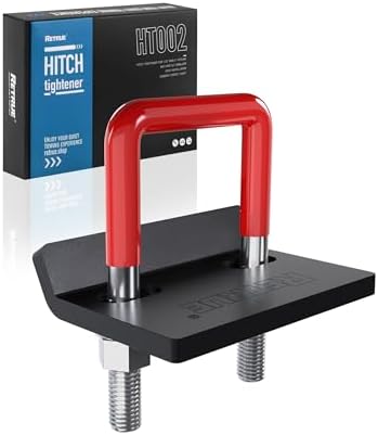 RETRUE Anti Rattle Hitch Tightener 1.25"-2", Rubber Coated Hitch Stabilizer by RETRUE-YourReliablePartner