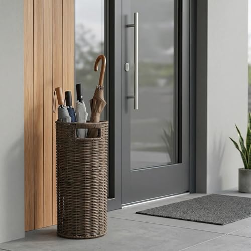 Rattan Umbrella Holder for Entryway - Image 7