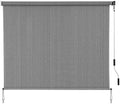 SMONTER Outdoor Sunshade Roller Shade 8'W x 6'H, Exterior Cordless Roll Up by SMONTER