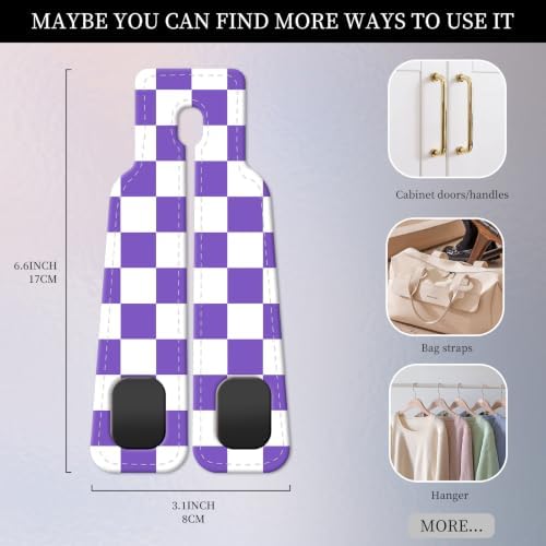 PU Leather Car Seat Hook, Storage Headrest Hanger, Cute Car Backseat Organizer - Image 4