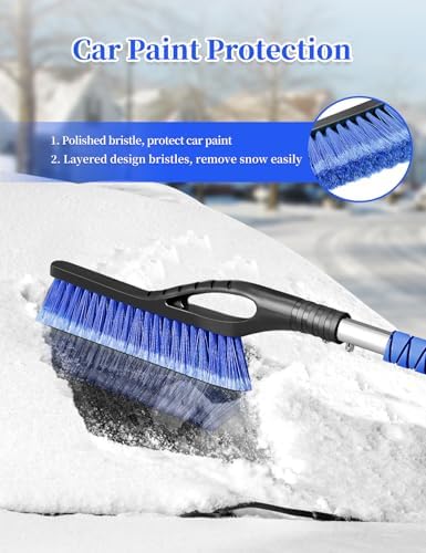 HEEYA 27 Inch Snow Brush and Ice Scraper - Image 4