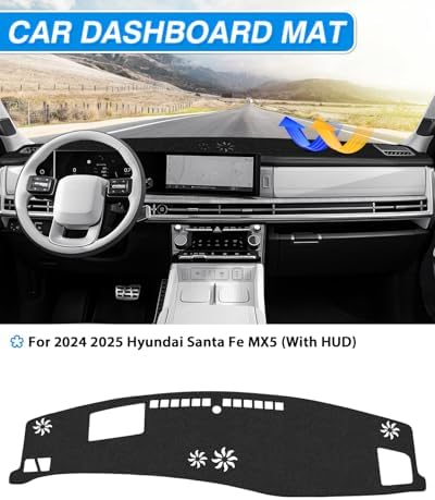 CARTIST Dash Cover fits for Hyundai Santa Fe MX5 2024 2025 2026 Dashboard Mat - Image 3
